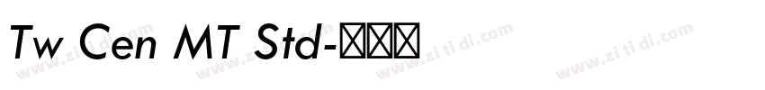 Tw Cen MT Std字体转换